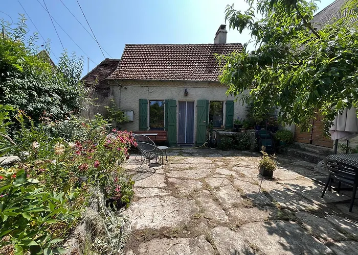 度假居 Charmante Maison De Village Senaillac-Lauzes